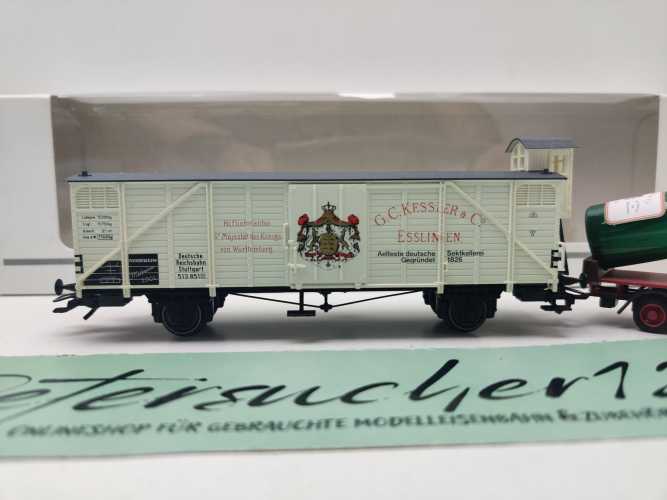 Märklin H0 AC 48002 Museumswagen-Set'02 "Sektkellerei Kessler" / NEM / DRG / OVP weiß