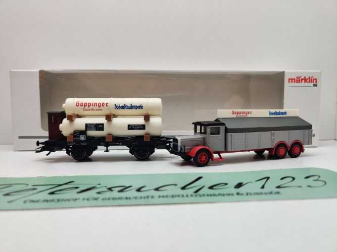 Märklin H0 AC 48004 Museumswagen-Set 2004 ,,Göppinger Mineralbrunnen" NEM / DRG / OVP