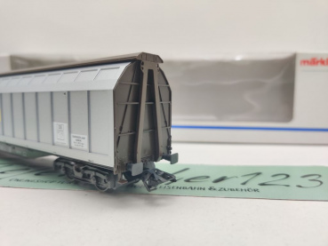 Märklin H0 AC 48030 Schiebewandwagen "Transwaggon" Habins12 / NEM / DB / OVP weiß