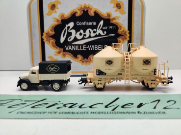 Märklin H0 AC 48118 Museumswagen-Set 2018 "Confiserie Bosch" / NEM / DB / OVP Blech