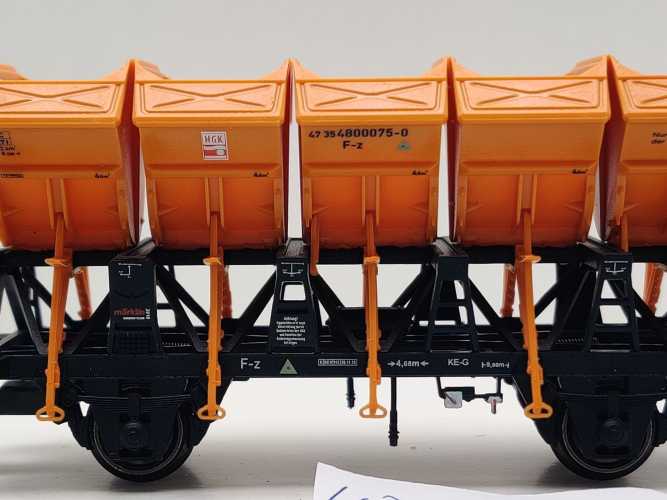 Märklin H0 AC 48168 Insider-JW'18 Muldenkippwagen F-z / NEM / HGK
