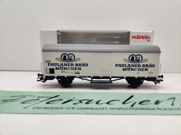 Märklin H0 AC 48171 Bierwagen "Paulaner" / Insider JW 2021 / NEM / DB / OVP weiß