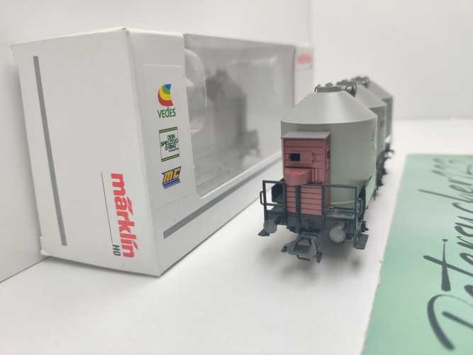 Märklin H0 AC 48260 Zementwagen Staubgutwagen "Rudolf Rohrbach KG" NEM / DB / OVP