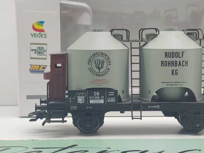 Märklin H0 AC 48260 Zementwagen Staubgutwagen "Rudolf Rohrbach KG" NEM / DB / OVP