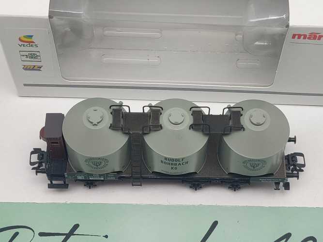 Märklin H0 AC 48260 Zementwagen Staubgutwagen "Rudolf Rohrbach KG" NEM / DB / OVP