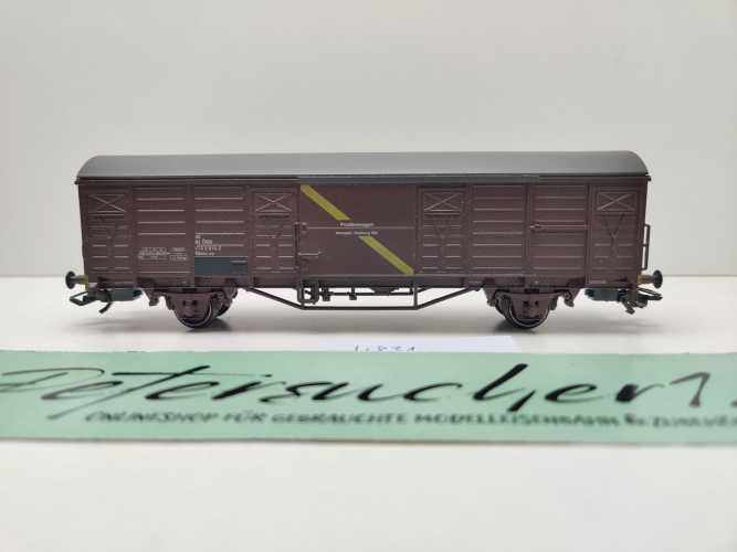 Märklin H0 AC 4831 gedeckter Güterwagen Postbeiwagen Gbss-vx / NEM / ÖBB