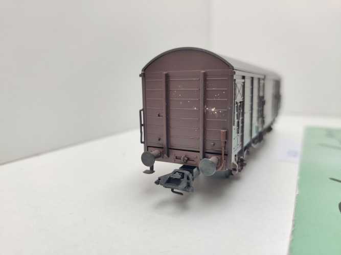Märklin H0 AC 4831 gedeckter Güterwagen Postbeiwagen Gbss-vx / NEM / ÖBB