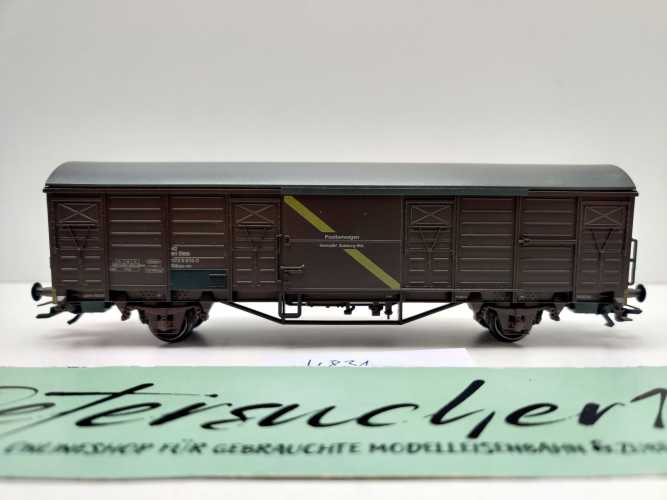 Märklin H0 AC 4831 gedeckter Güterwagen Postbeiwagen Gbss-vx / NEM / ÖBB