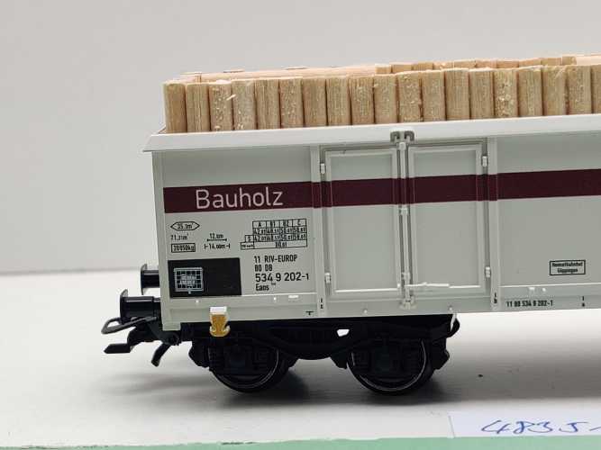 Märklin H0 AC 48351 Digital-Infotag-Wagen 2021 "Bauholz" Hochbord Eaos106 / NEM