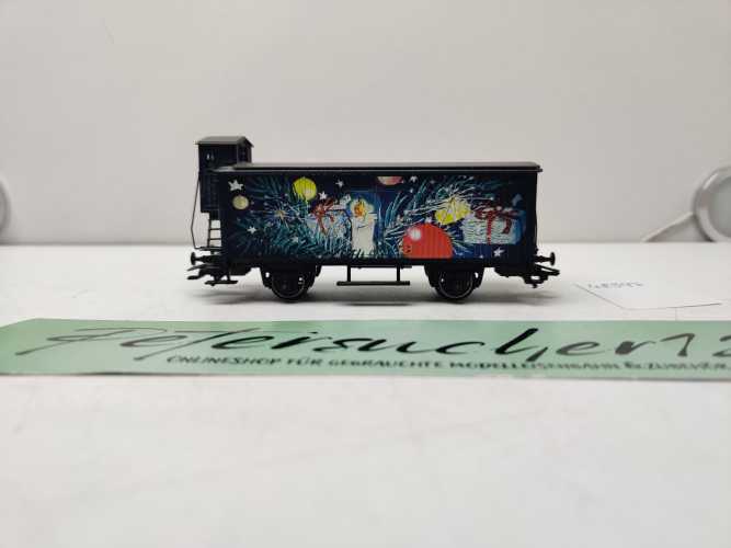 Märklin H0 AC 48397  Güterwagen mit Bremserhaus Weihnachten 1997