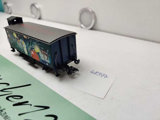 Märklin H0 AC 48397  Güterwagen mit Bremserhaus Weihnachten 1997