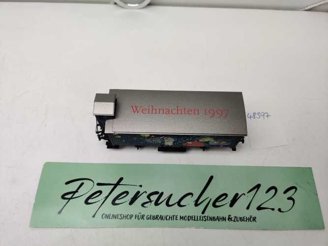Märklin H0 AC 48397  Güterwagen mit Bremserhaus Weihnachten 1997