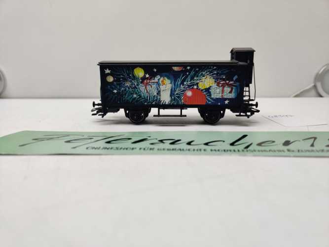 Märklin H0 AC 48397  Güterwagen mit Bremserhaus Weihnachten 1997