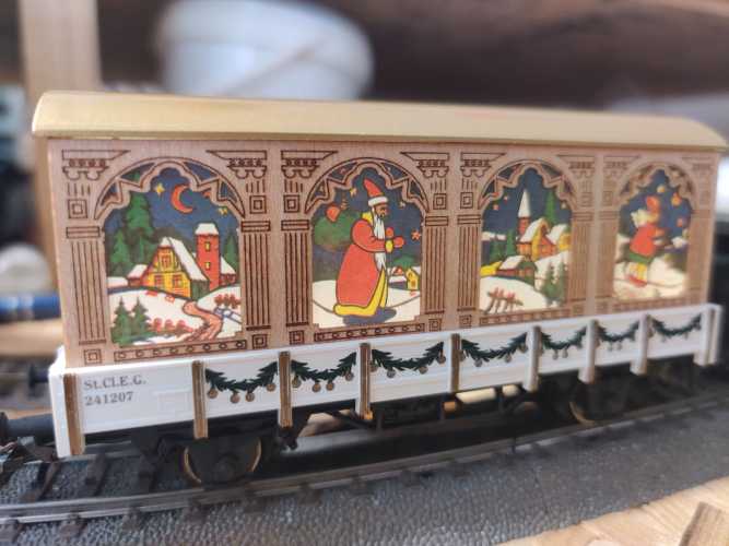 Märklin H0 AC 48407 Weihnachtswagen 2007 Kklm505 Beleuchtet / NEM / Ersatz-OVP
