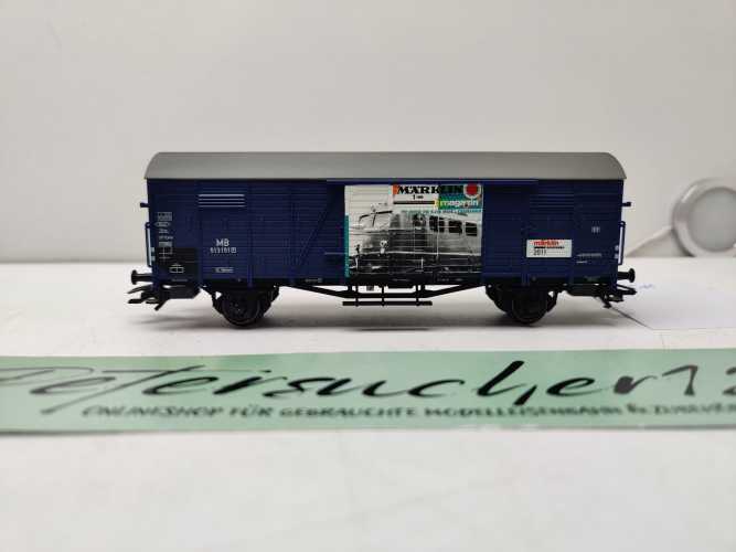 Märklin H0 AC 48511 /  Gedeckter Güterwagen der Bauart Glt 23 „Dresden“ / charakteristisch hohen Stirnwandtüren / MB