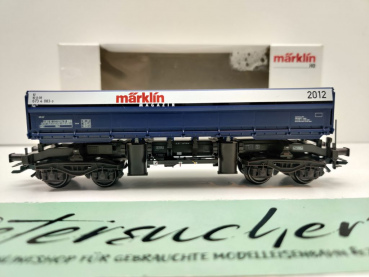 Märklin H0 AC 48512 Seitenkippwagen "Magazin JW'12" Fas126 / NEM / DB / OVP weiß