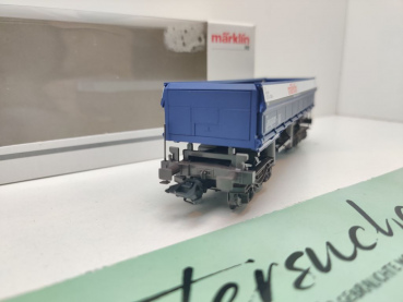Märklin H0 AC 48512 Seitenkippwagen "Magazin JW'12" Fas126 / NEM / DB / OVP weiß