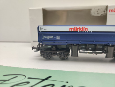 Märklin H0 AC 48512 Seitenkippwagen "Magazin JW'12" Fas126 / NEM / DB / OVP weiß