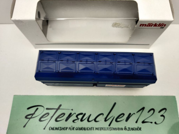 Märklin H0 AC 48518 Magazin JW'18 Selbstentladewagen Tad-4961 / NEM / DB / OVP weiß