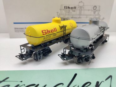 Märklin H0 AC 4861 Kesselwagen-Set "Alaska" / Shell & ARR / OVP weiß