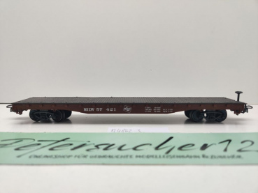 Märklin H0 AC 4862-3 US Flat Car & 1 US Truck aus Set / MILW