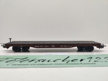 Märklin H0 AC 4862-3 US Flat Car & 1 US Truck aus Set / MILW