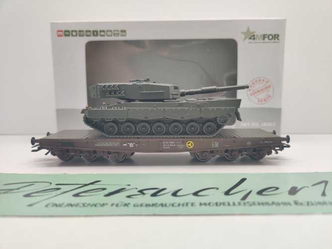 Märklin H0 48683 4MFOR Panzertransport "Leopard 2A1" Samm / NEM / ÖBB / OVP