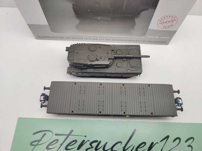 Märklin H0 48683 4MFOR Panzertransport "Leopard 2A1" Samm / NEM / ÖBB / OVP