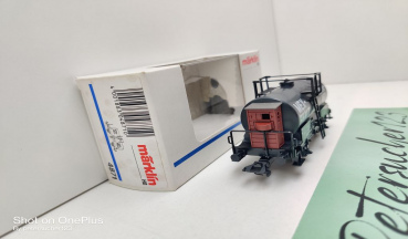 Märklin H0 AC 4871 Kesselwagen m Brmsrhs  "MEX-PHALT" / Z / NEM / PRIVAT/DRG / OVP weiß