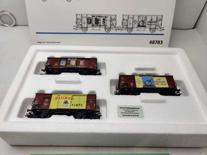 Märklin H0 AC 48783 / 3-teilige Güterwagen-Set „Wirtschaftswunder“ / Ep.III / OVP
