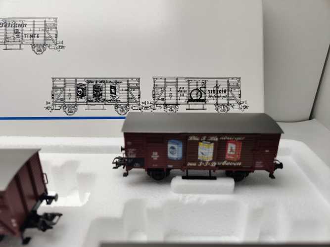 Märklin H0 AC 48783 / 3-teilige Güterwagen-Set „Wirtschaftswunder“ / Ep.III / OVP