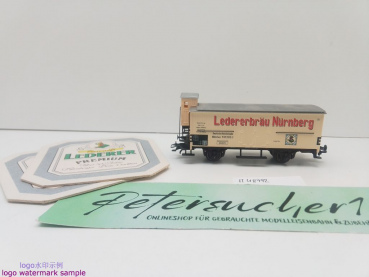 Märklin H0 AC 48792 1x Bierwagen "Ledererbräu" aus Set / NEM / DRG