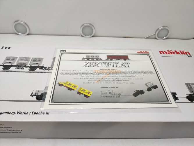 Märklin H0 AC 48812 / historische Themen-Set „Gütertransport der Spangenberg-Werke“ / OVP