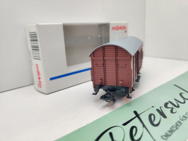 Märklin H0 AC 4883 gedeckter Güterwagen / Gr / NEM / DR / OVP weiß