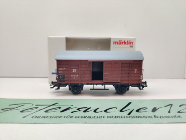Märklin H0 AC 4883 gedeckter Güterwagen / Gr / NEM / DR / OVP weiß