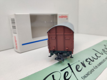 Märklin H0 AC 4883 gedeckter Güterwagen / Gr / NEM / DR / OVP weiß