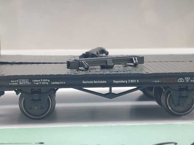 Märklin H0 AC 48840 Drehschemel-Wagenpaar mit Holz / NEM / DRG / OVP weiß