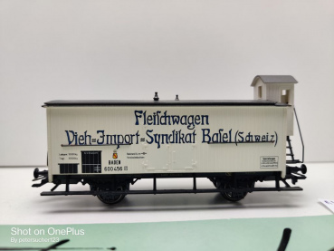 Märklin H0 AC 48922 1x Kühlwagen aus Set "Fleischtransport" / NEM / Privat BadStB