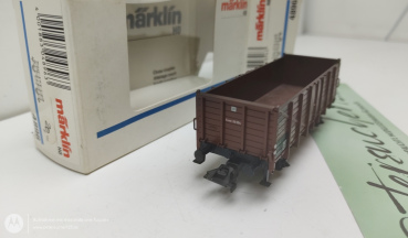 Märklin H0 AC 4896 Offener Güterwagen Braun / DR / OVP