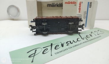 Märklin H0 AC 4896 Offener Güterwagen Braun / DR / OVP