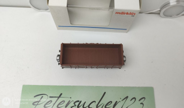 Märklin H0 4896 offener Güterwagen  / Om / NEM / DR (DDR) / OVP weiß