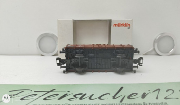 Märklin H0 4896 offener Güterwagen  / Om / NEM / DR (DDR) / OVP weiß