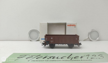 Märklin H0 4896 offener Güterwagen  / Om / NEM / DR (DDR) / OVP weiß