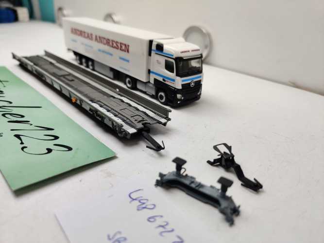 Märklin H0 AC 498 6 723-4 / rollende Landstraße / LKW Andresen / NEM / SBB
