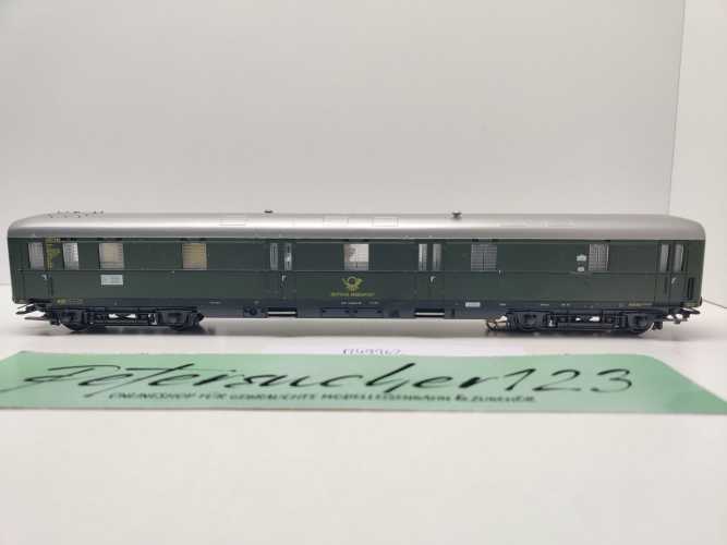 Märklin H0 AC 49962 Schürzen-Postwagen Post4e mfx / NEM / DB