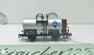 Märklin H0 AC 503 396  Kesselwagen / ARAL / Silber / Bremserhaus / DR