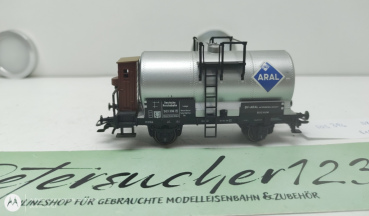 Märklin H0 AC 503 396  Kesselwagen / ARAL / Silber / Bremserhaus / DR