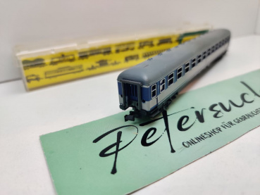 Minitrix N DC 51-3091-00 Schnellzugwagen 2.Kl. / Büm232 / DB / OVP