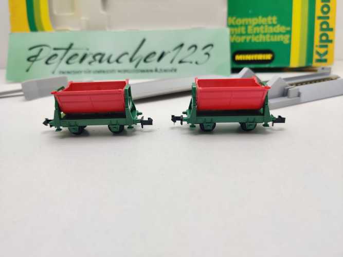 Minitrix N DC 51 3260 00 Kipploren-Set inkl. Entladevorrichtung / OVP