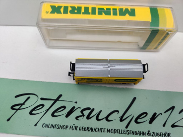 Minitrix N DC 51 3530 84 Schiebewandwagen "Spielwarenmesse'84" Tis858 / DB / OVP